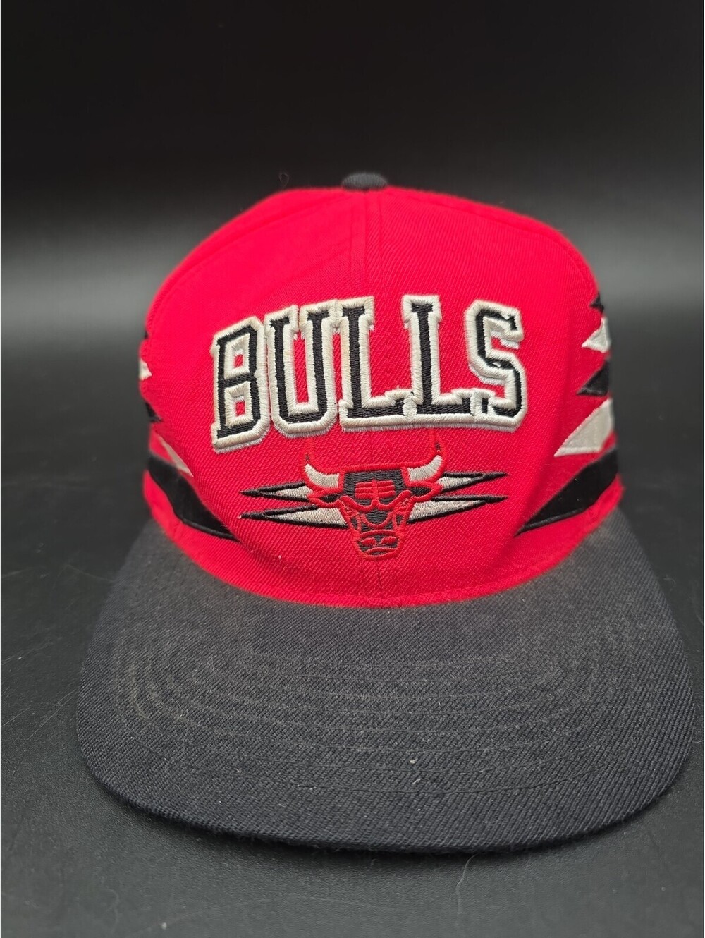 Chicago Bulls NBA Snapback Hat Cap Mitchell Ness Hardwood Classics Red